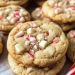 White Chocolate Candy Cane Cookies